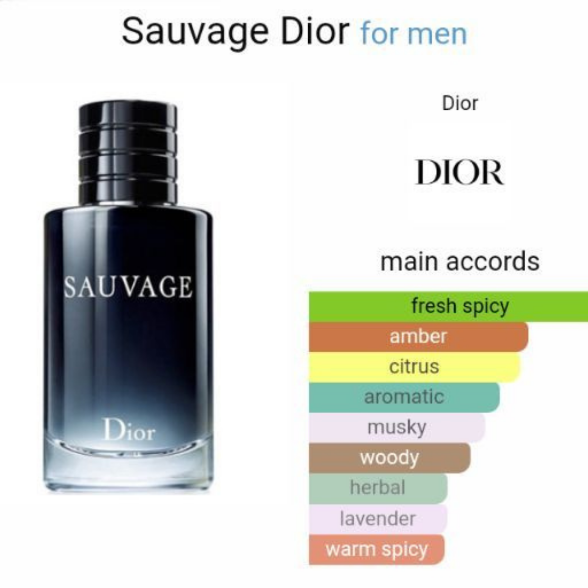 Christian Dior Sauvage Spray For Men